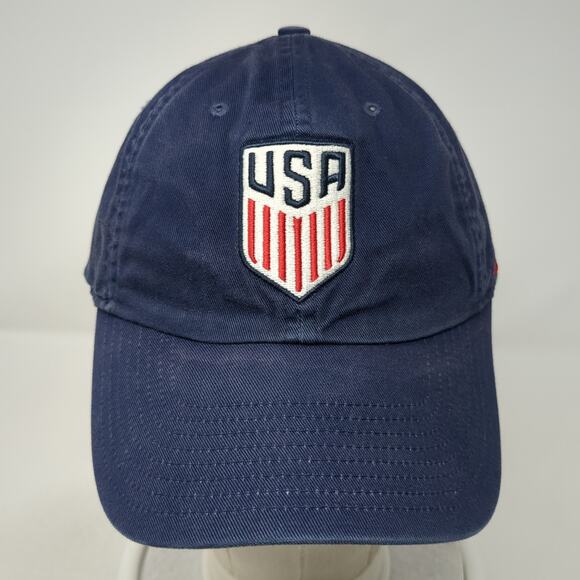 USA Slideback Baseball Hat Blue One Size Embroidered Nike Heritage86 - Picture 2 of 10